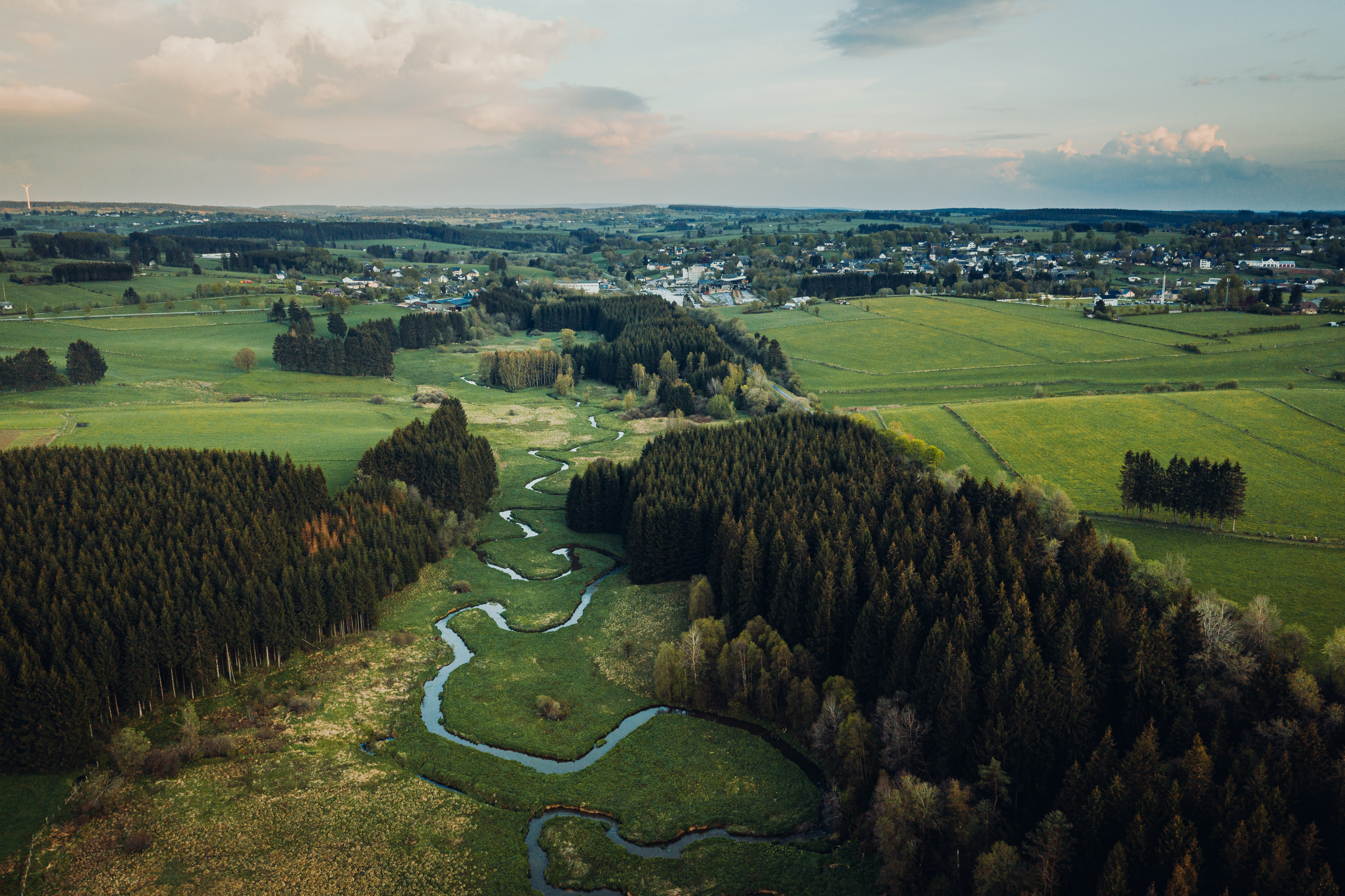 Blick auf eine Landschaft